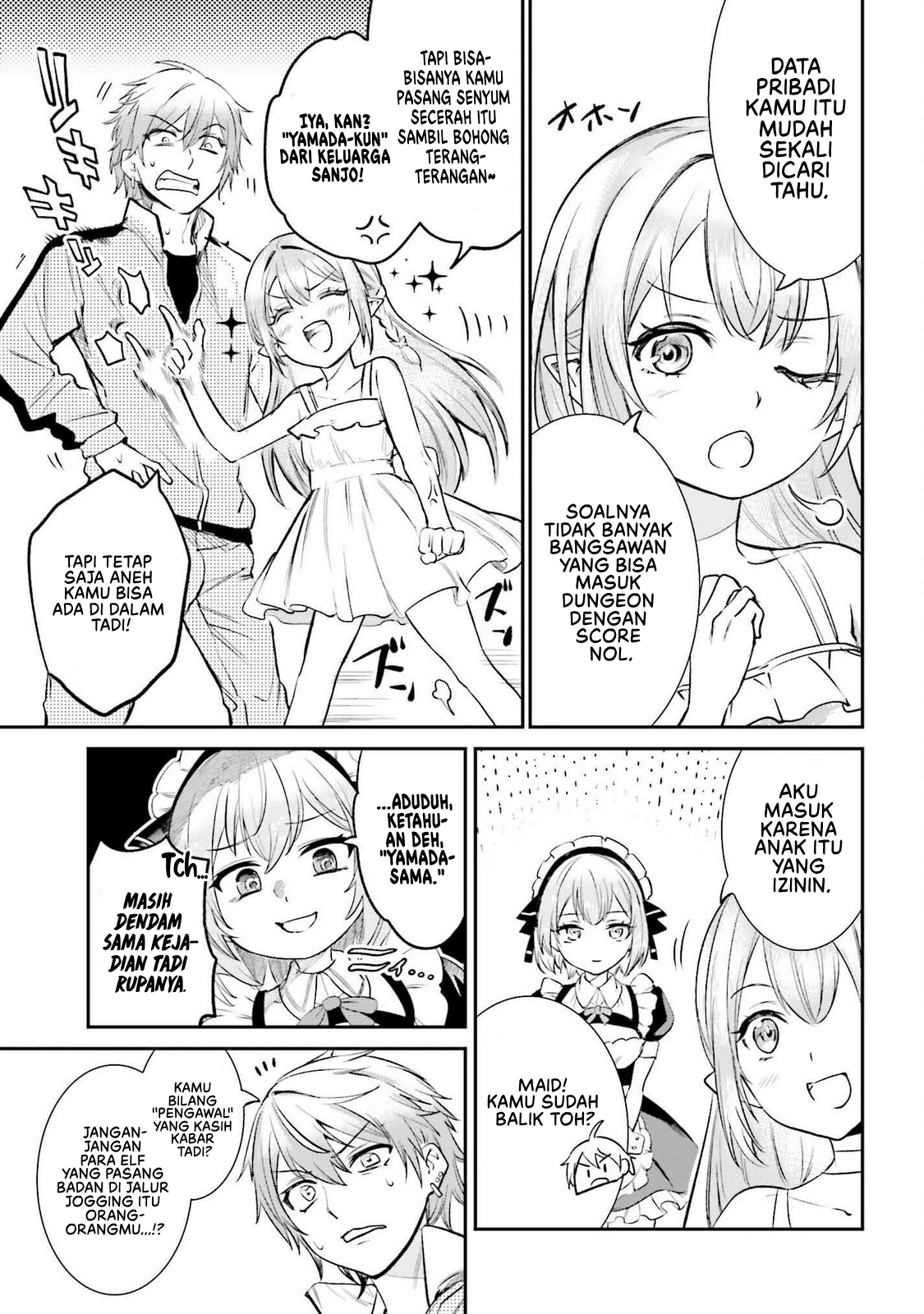 Danshi Kinsei Game Sekai de Ore ga Yarubeki Yuiitsu no Koto: Yuri no Aida ni Hasamaru Otoko toshite Tensei shiteshimaimashita Chapter 2 - halaman 42