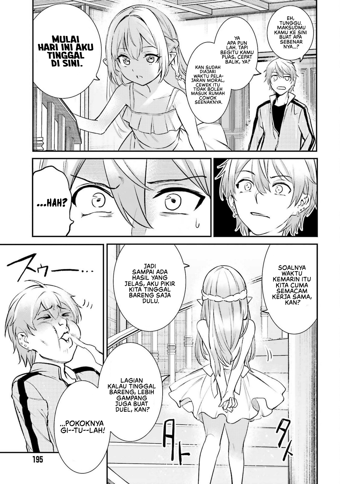Danshi Kinsei Game Sekai de Ore ga Yarubeki Yuiitsu no Koto: Yuri no Aida ni Hasamaru Otoko toshite Tensei shiteshimaimashita Chapter 2 - halaman 44