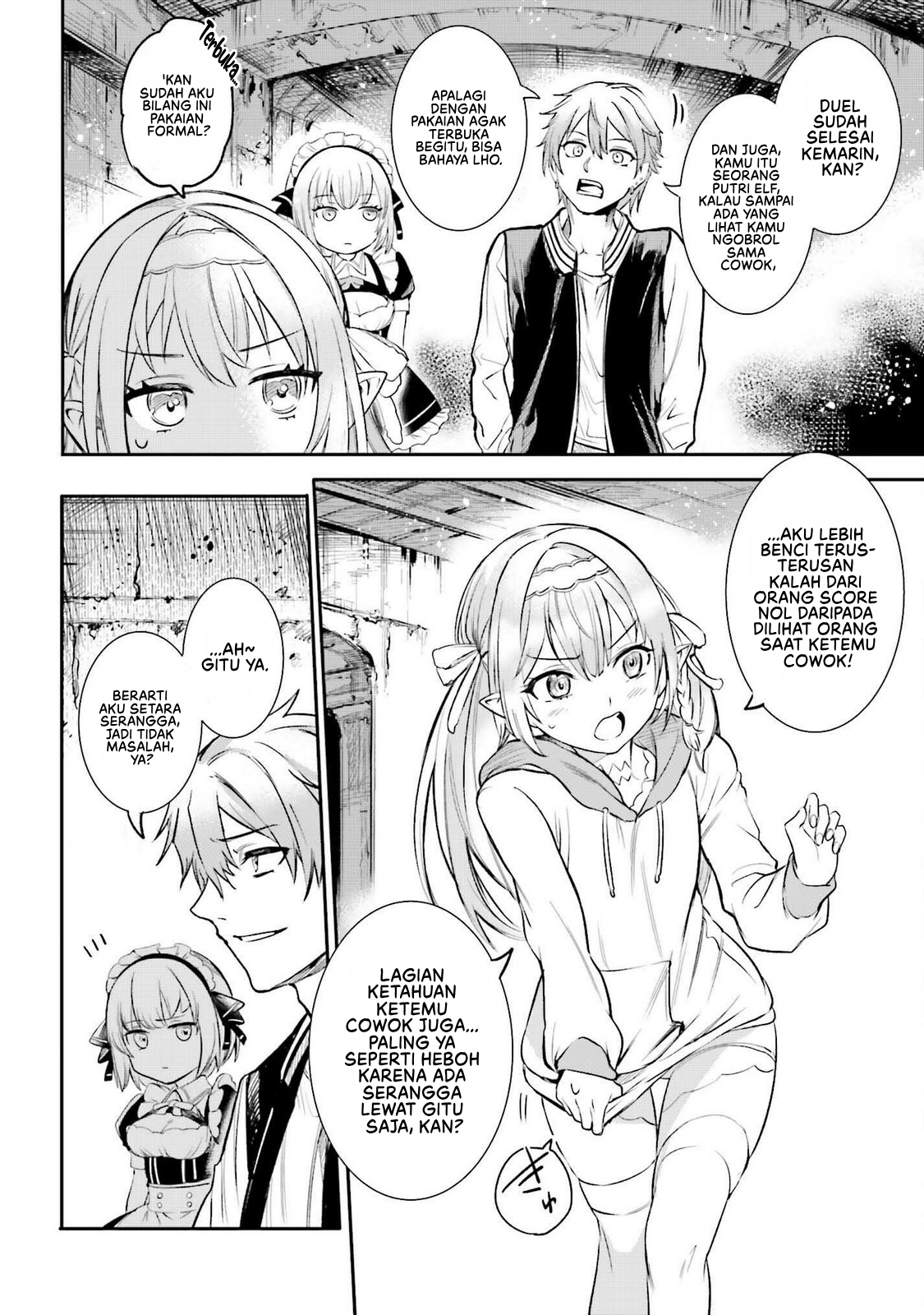 Danshi Kinsei Game Sekai de Ore ga Yarubeki Yuiitsu no Koto: Yuri no Aida ni Hasamaru Otoko toshite Tensei shiteshimaimashita Chapter 2 - halaman 9