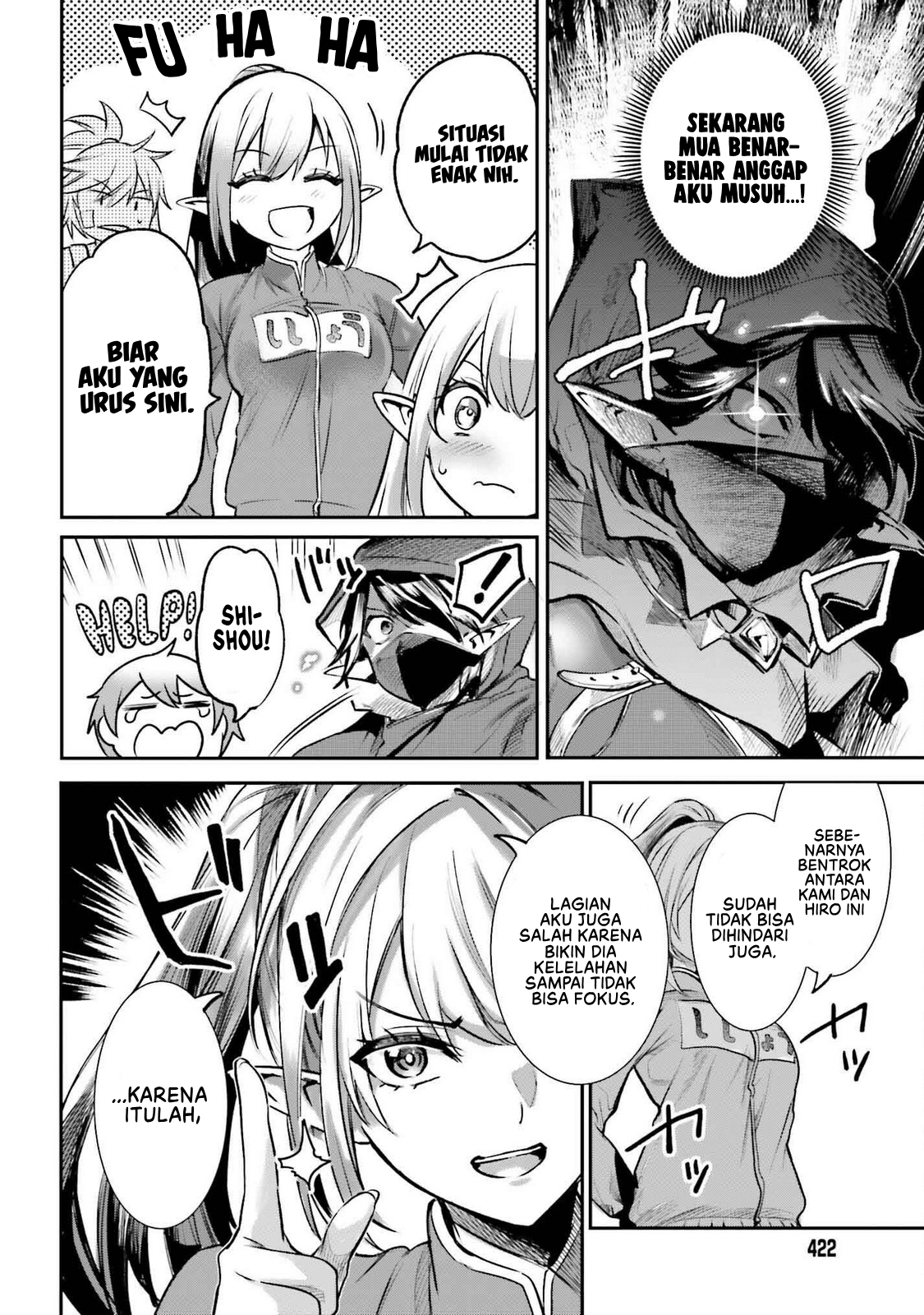 Danshi Kinsei Game Sekai de Ore ga Yarubeki Yuiitsu no Koto: Yuri no Aida ni Hasamaru Otoko toshite Tensei shiteshimaimashita Chapter 4 - halaman 29