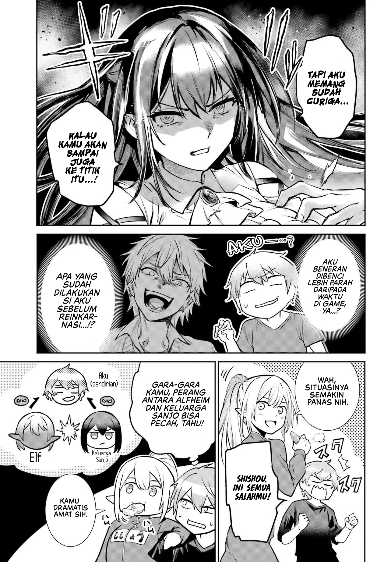 Danshi Kinsei Game Sekai de Ore ga Yarubeki Yuiitsu no Koto: Yuri no Aida ni Hasamaru Otoko toshite Tensei shiteshimaimashita Chapter 5 - halaman 10