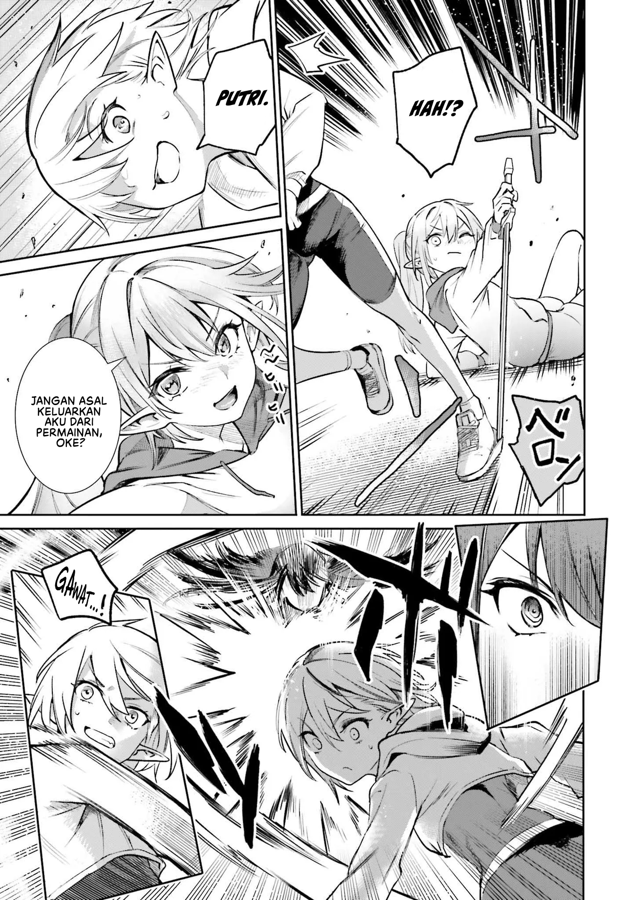 Danshi Kinsei Game Sekai de Ore ga Yarubeki Yuiitsu no Koto: Yuri no Aida ni Hasamaru Otoko toshite Tensei shiteshimaimashita Chapter 5 - halaman 28