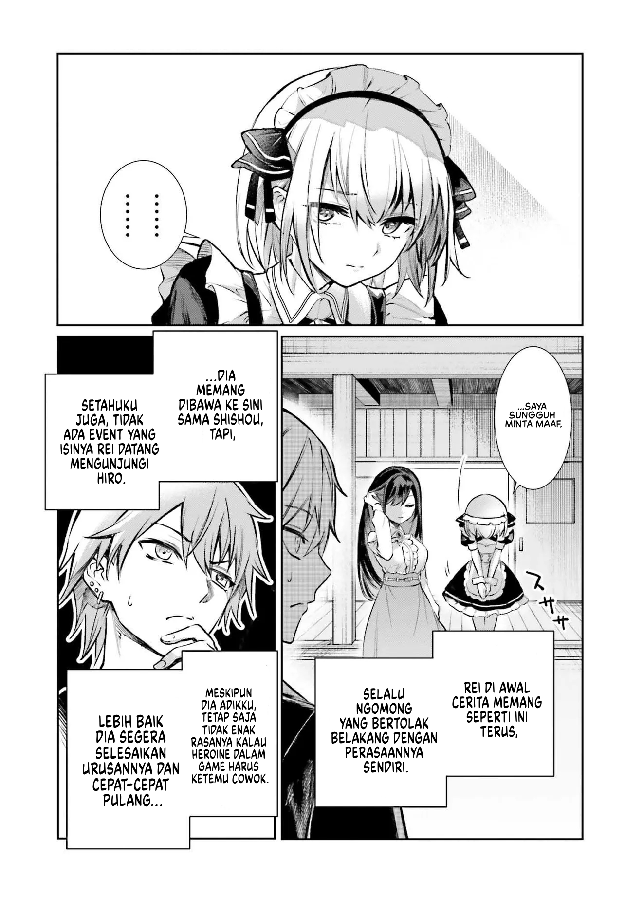 Danshi Kinsei Game Sekai de Ore ga Yarubeki Yuiitsu no Koto: Yuri no Aida ni Hasamaru Otoko toshite Tensei shiteshimaimashita Chapter 5 - halaman 8