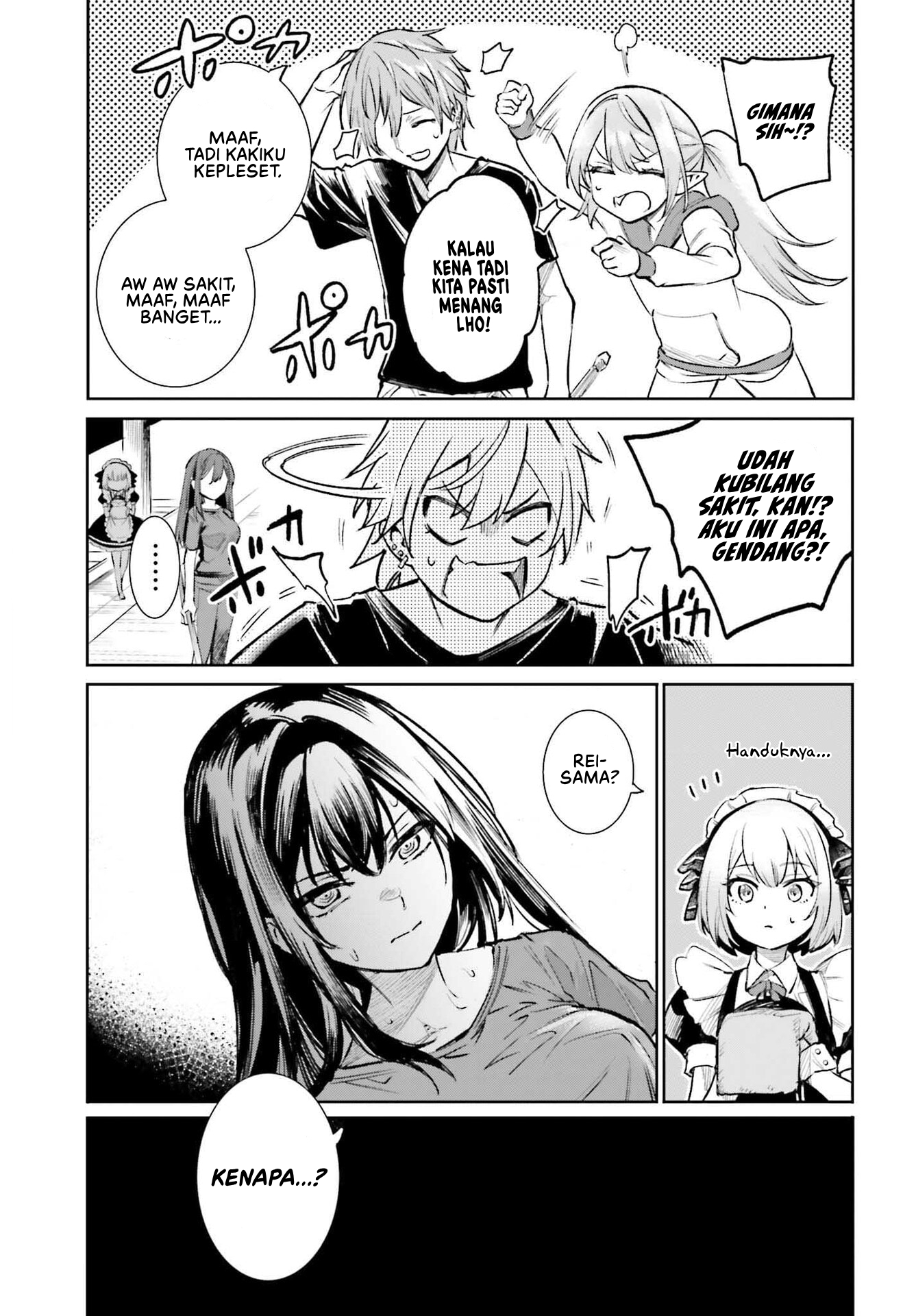 Danshi Kinsei Game Sekai de Ore ga Yarubeki Yuiitsu no Koto: Yuri no Aida ni Hasamaru Otoko toshite Tensei shiteshimaimashita Chapter 6 - halaman 16