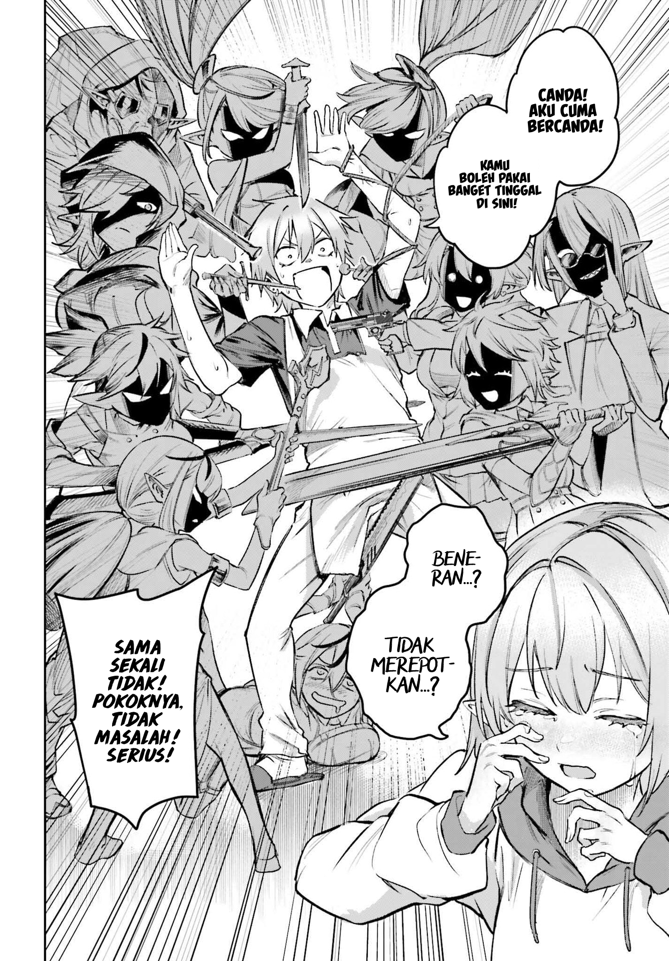 Danshi Kinsei Game Sekai de Ore ga Yarubeki Yuiitsu no Koto: Yuri no Aida ni Hasamaru Otoko toshite Tensei shiteshimaimashita Chapter 6 - halaman 23