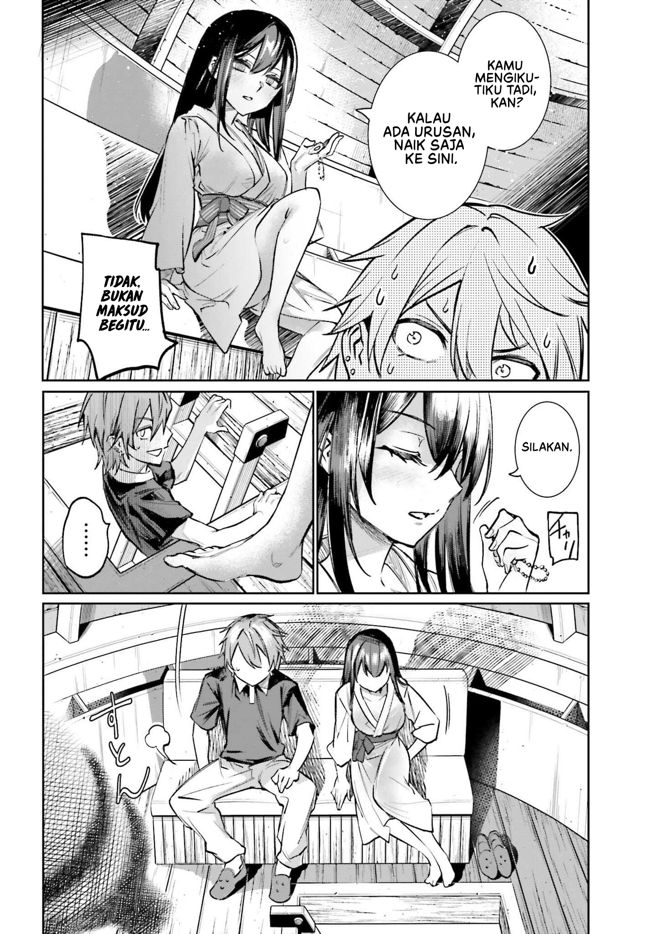 Danshi Kinsei Game Sekai de Ore ga Yarubeki Yuiitsu no Koto: Yuri no Aida ni Hasamaru Otoko toshite Tensei shiteshimaimashita Chapter 6 - halaman 27