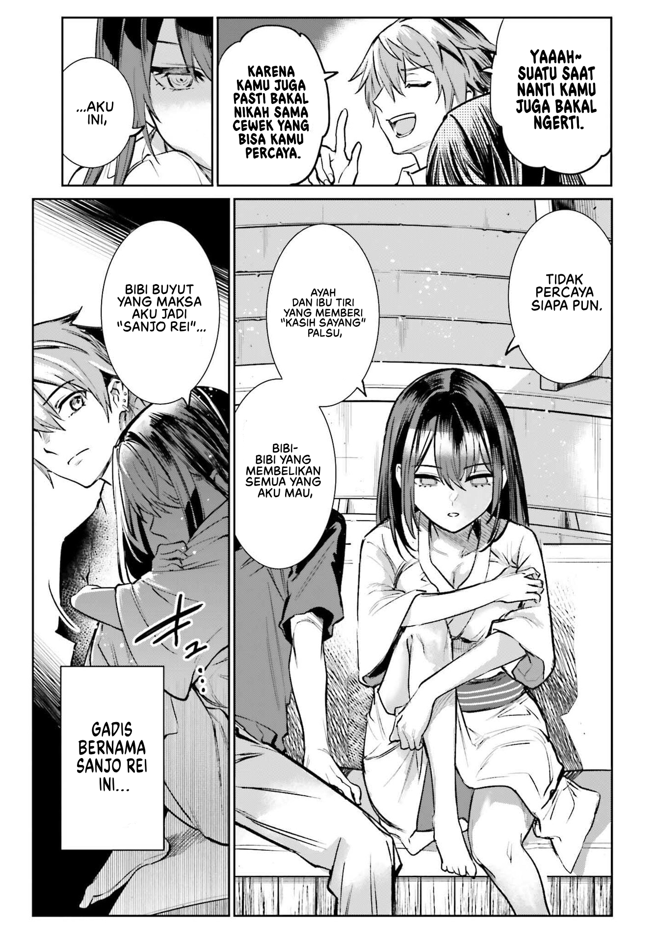 Danshi Kinsei Game Sekai de Ore ga Yarubeki Yuiitsu no Koto: Yuri no Aida ni Hasamaru Otoko toshite Tensei shiteshimaimashita Chapter 6 - halaman 30