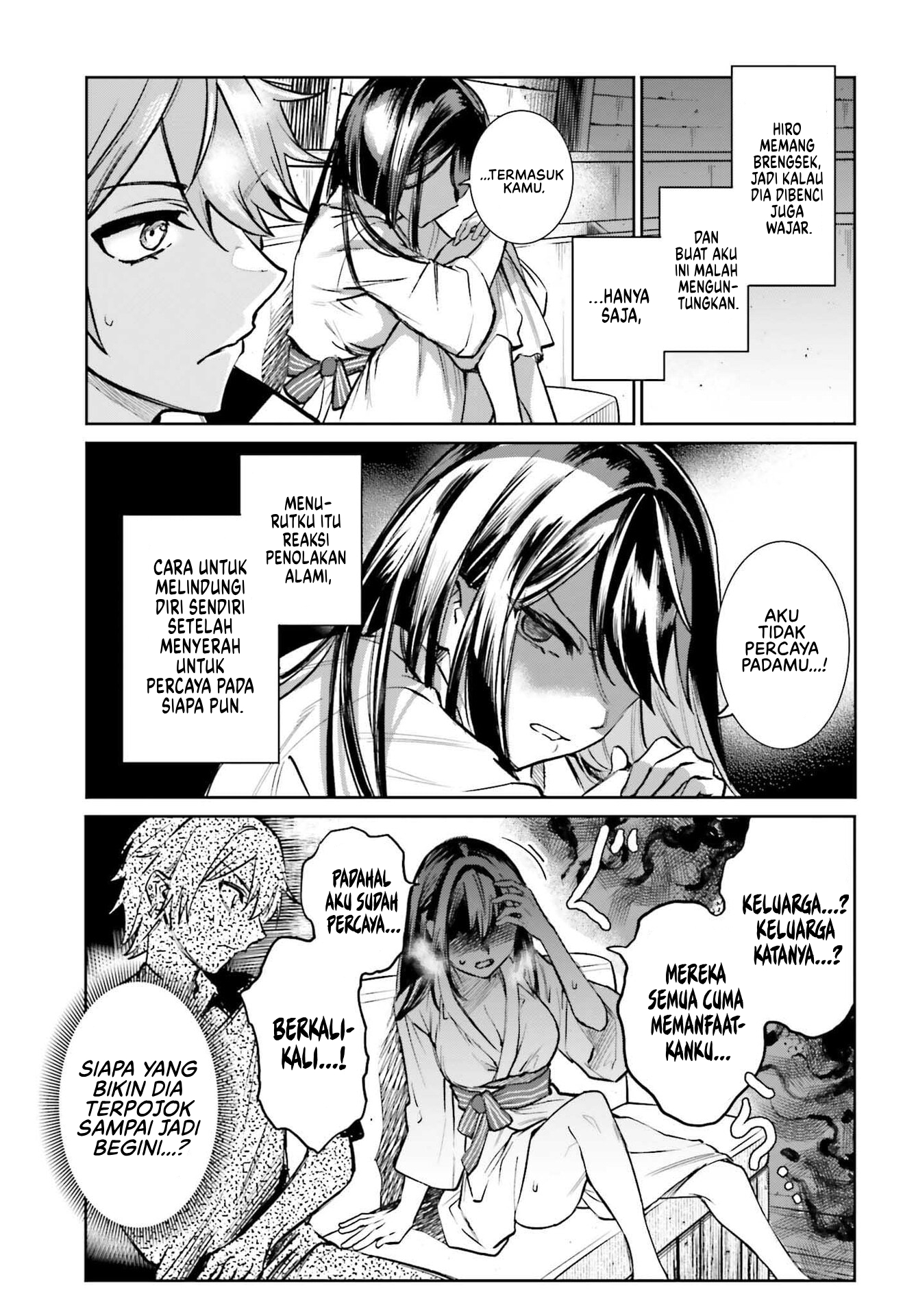 Danshi Kinsei Game Sekai de Ore ga Yarubeki Yuiitsu no Koto: Yuri no Aida ni Hasamaru Otoko toshite Tensei shiteshimaimashita Chapter 6 - halaman 32
