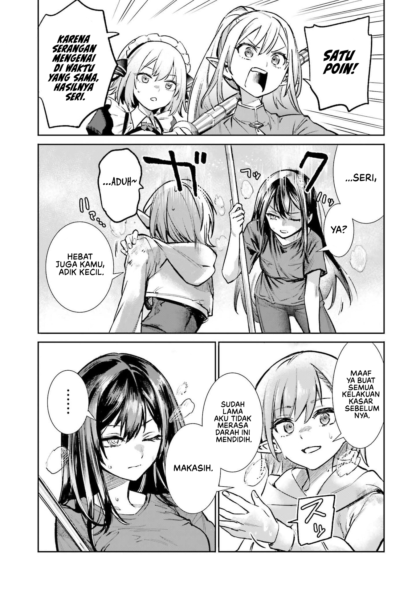 Danshi Kinsei Game Sekai de Ore ga Yarubeki Yuiitsu no Koto: Yuri no Aida ni Hasamaru Otoko toshite Tensei shiteshimaimashita Chapter 6 - halaman 4