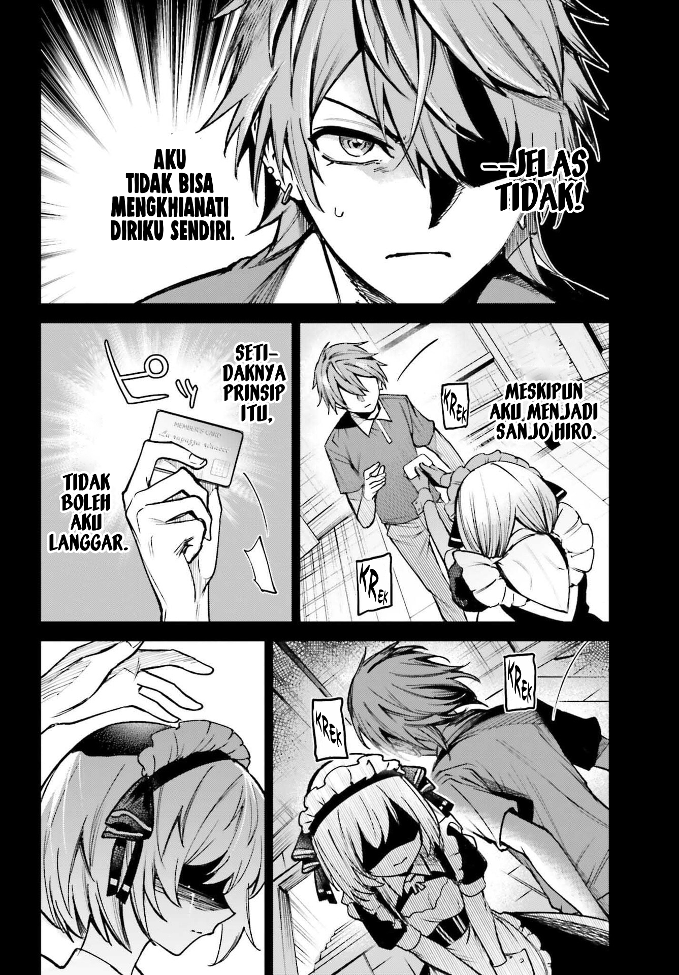 Danshi Kinsei Game Sekai de Ore ga Yarubeki Yuiitsu no Koto: Yuri no Aida ni Hasamaru Otoko toshite Tensei shiteshimaimashita Chapter 7 - halaman 15