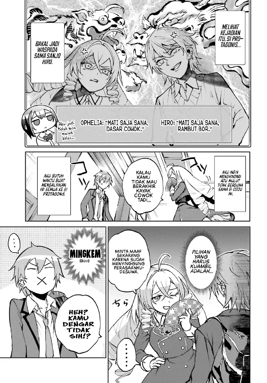 Danshi Kinsei Game Sekai de Ore ga Yarubeki Yuiitsu no Koto – Yuri no Ma ni Hasamaru Otoko to Shite Tensei shite shimaimashita Chapter 12 - halaman 10