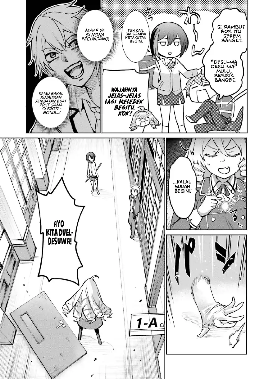 Danshi Kinsei Game Sekai de Ore ga Yarubeki Yuiitsu no Koto – Yuri no Ma ni Hasamaru Otoko to Shite Tensei shite shimaimashita Chapter 12 - halaman 14