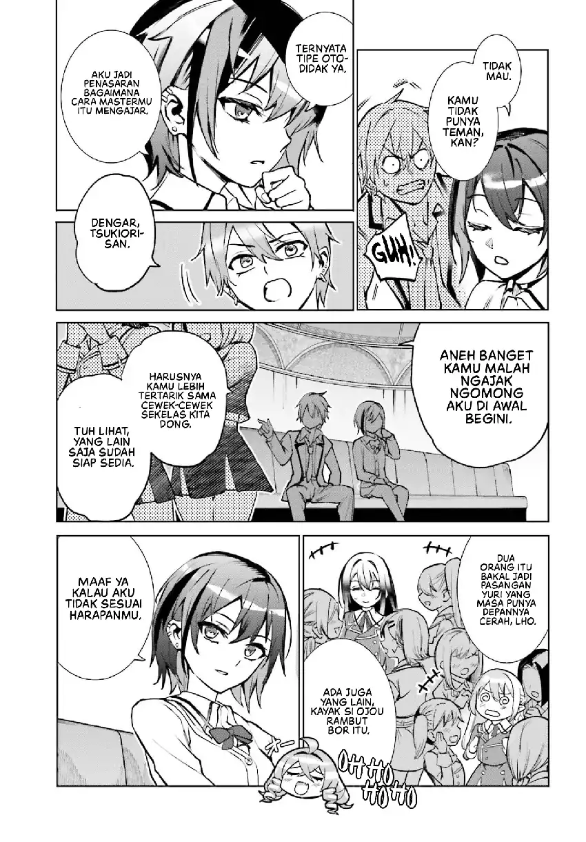 Danshi Kinsei Game Sekai de Ore ga Yarubeki Yuiitsu no Koto – Yuri no Ma ni Hasamaru Otoko to Shite Tensei shite shimaimashita Chapter 12 - halaman 34