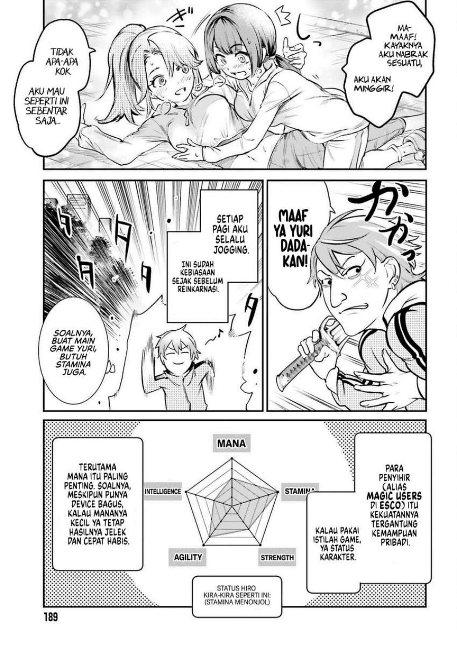 Danshi Kinsei Game Sekai de Ore ga Yarubeki Yuiitsu no Koto – Yuri no Ma ni Hasamaru Otoko to Shite Tensei shite shimaimashita Chapter 2 - halaman 38