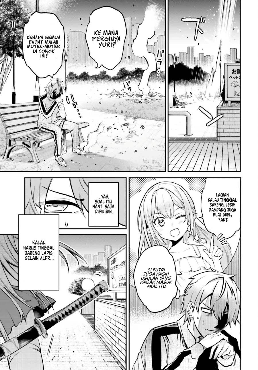 Danshi Kinsei Game Sekai de Ore ga Yarubeki Yuiitsu no Koto – Yuri no Ma ni Hasamaru Otoko to Shite Tensei shite shimaimashita Chapter 3 - halaman 10