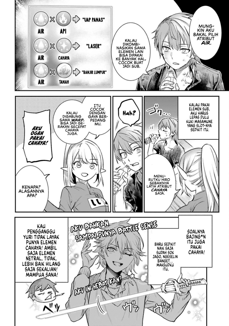 Danshi Kinsei Game Sekai de Ore ga Yarubeki Yuiitsu no Koto – Yuri no Ma ni Hasamaru Otoko to Shite Tensei shite shimaimashita Chapter 4 - halaman 19