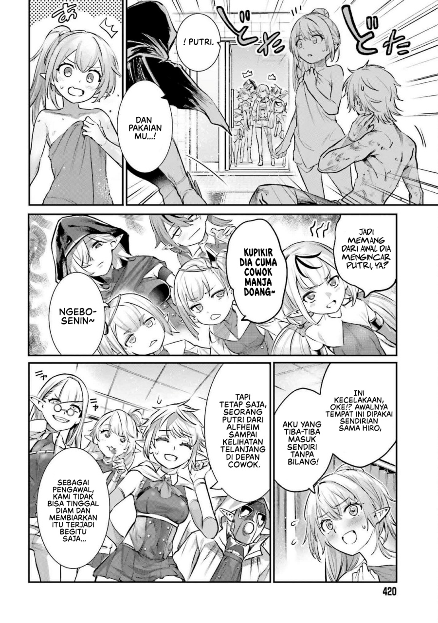 Danshi Kinsei Game Sekai de Ore ga Yarubeki Yuiitsu no Koto – Yuri no Ma ni Hasamaru Otoko to Shite Tensei shite shimaimashita Chapter 4 - halaman 27