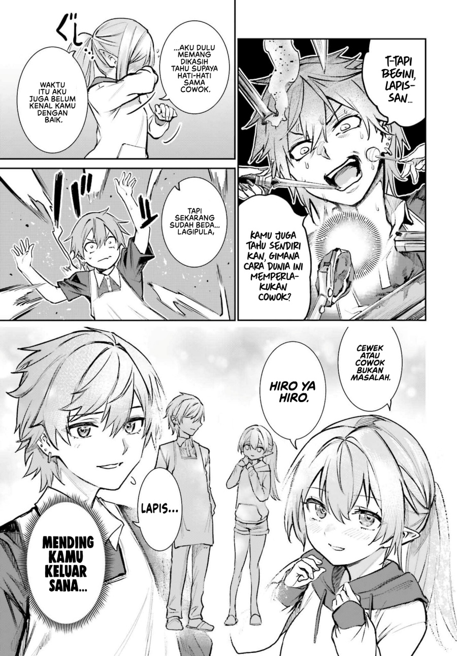 Danshi Kinsei Game Sekai de Ore ga Yarubeki Yuiitsu no Koto – Yuri no Ma ni Hasamaru Otoko to Shite Tensei shite shimaimashita Chapter 6 - halaman 24