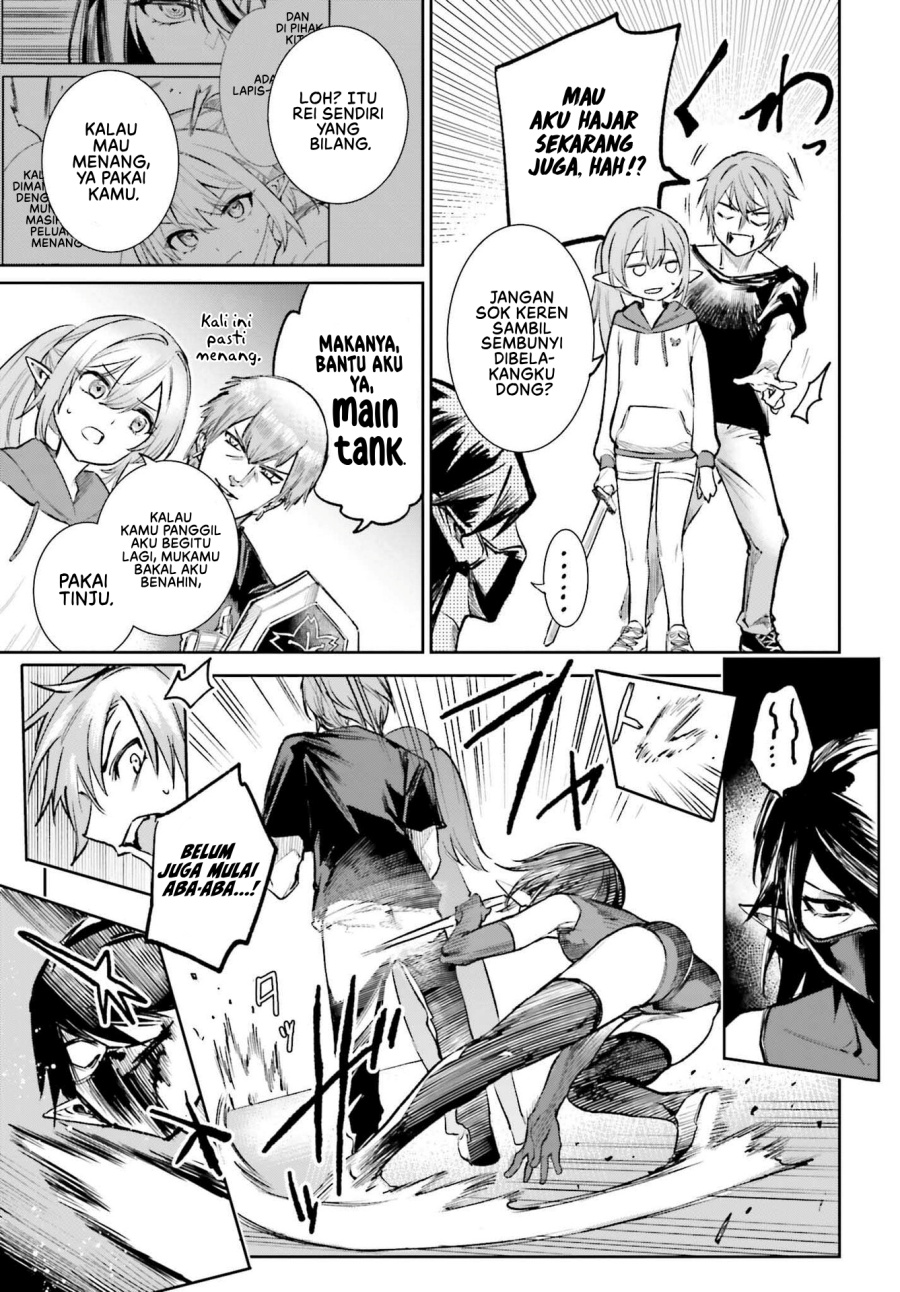 Danshi Kinsei Game Sekai de Ore ga Yarubeki Yuiitsu no Koto – Yuri no Ma ni Hasamaru Otoko to Shite Tensei shite shimaimashita Chapter 6 - halaman 8