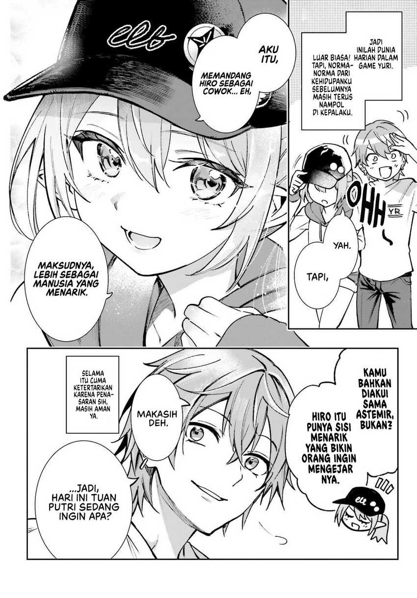 Danshi Kinsei Game Sekai de Ore ga Yarubeki Yuiitsu no Koto – Yuri no Ma ni Hasamaru Otoko to Shite Tensei shite shimaimashita Chapter 7 - halaman 7