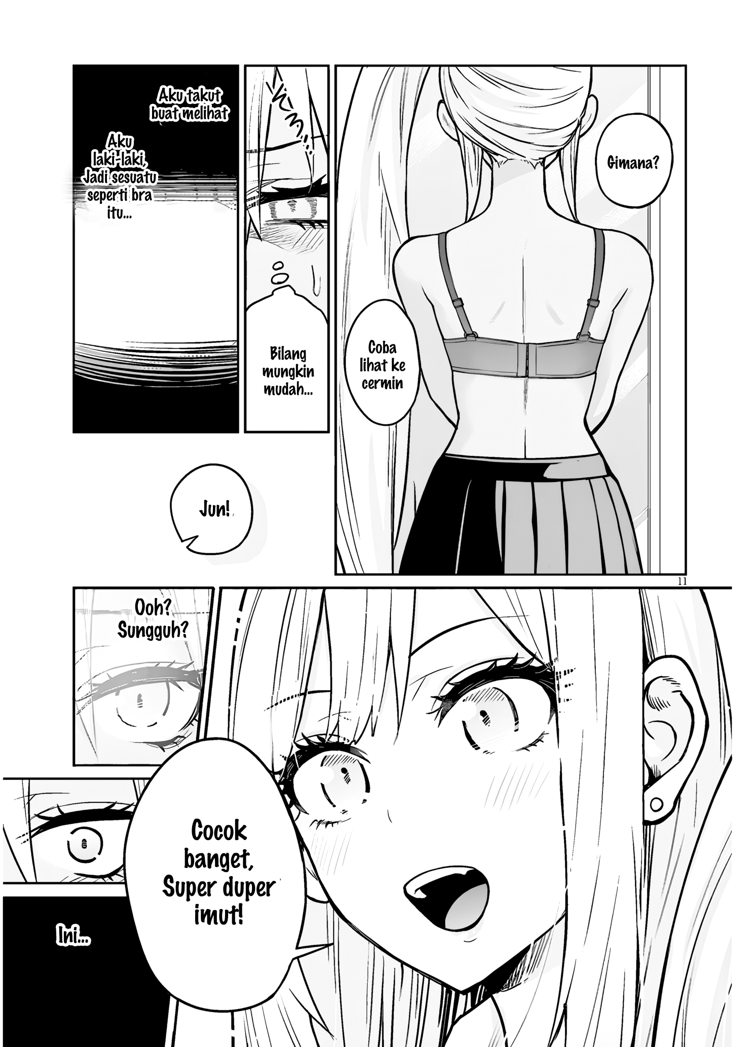 Danshi Koukousei dakedo Gal ni TS Shimashita Chapter 5 - halaman 12