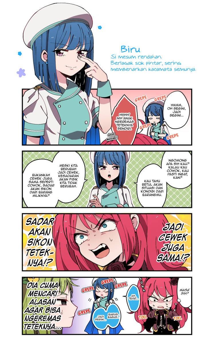 Danshi Koukousei ga Mahou Shoujo ni Naru Hanashi Chapter 0.1 - halaman 6