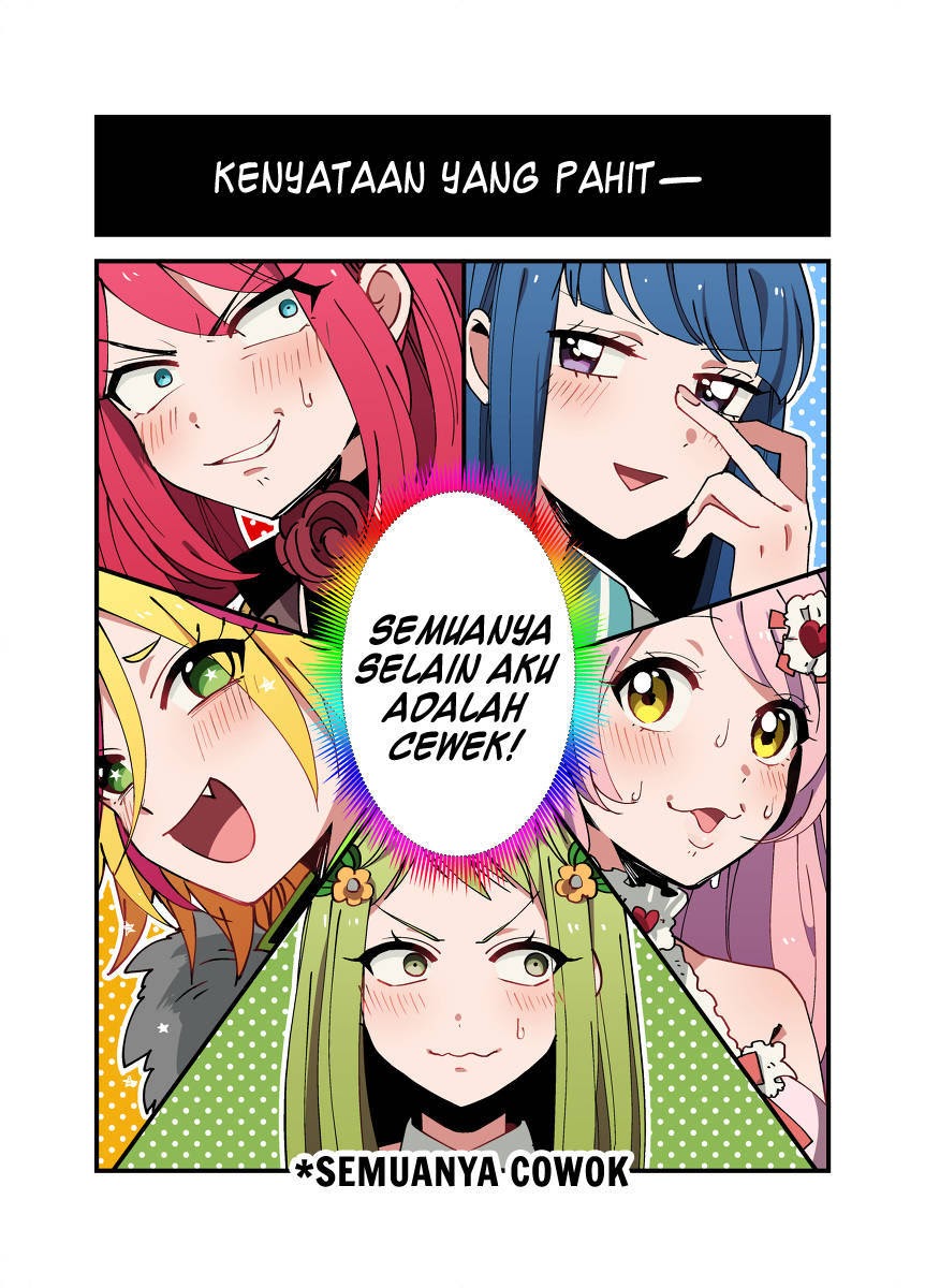 Danshi Koukousei ga Mahou Shoujo ni Naru Hanashi Chapter 1 - halaman 2