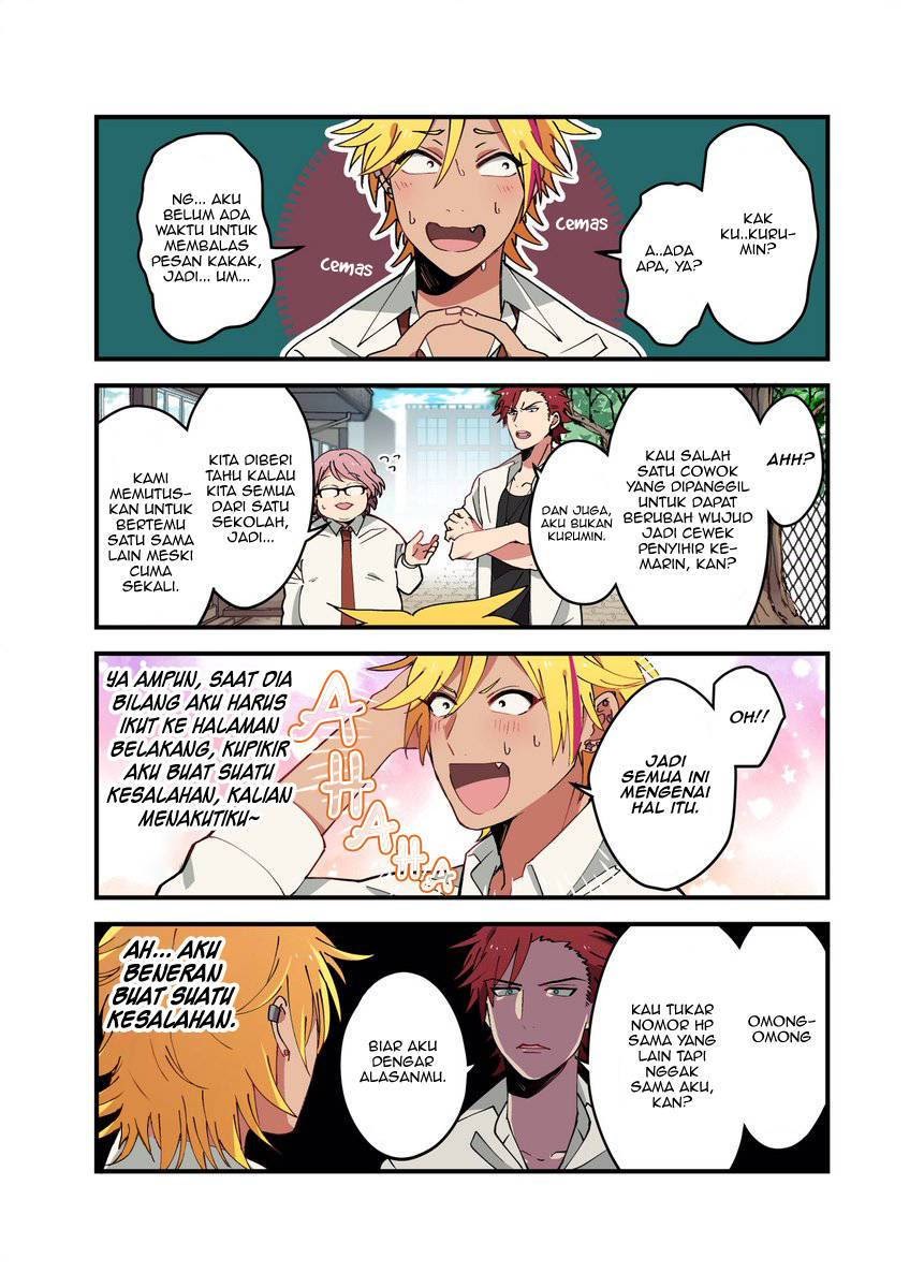 Danshi Koukousei ga Mahou Shoujo ni Naru Hanashi Chapter 12 - halaman 3