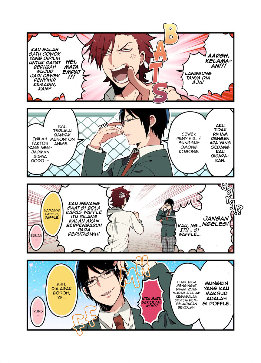 Danshi Koukousei ga Mahou Shoujo ni Naru Hanashi Chapter 17 - halaman 1