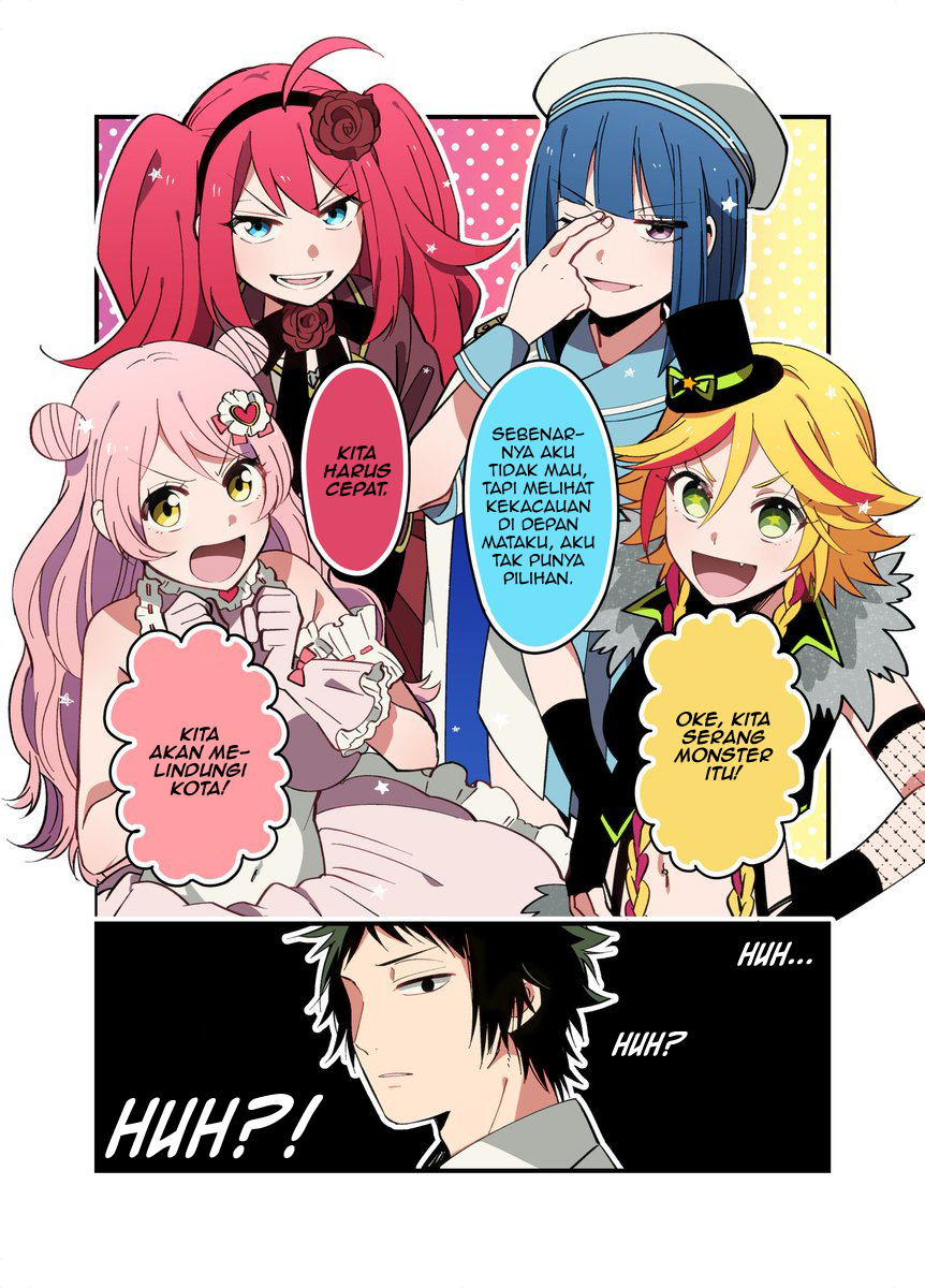 Danshi Koukousei ga Mahou Shoujo ni Naru Hanashi Chapter 24 - halaman 1
