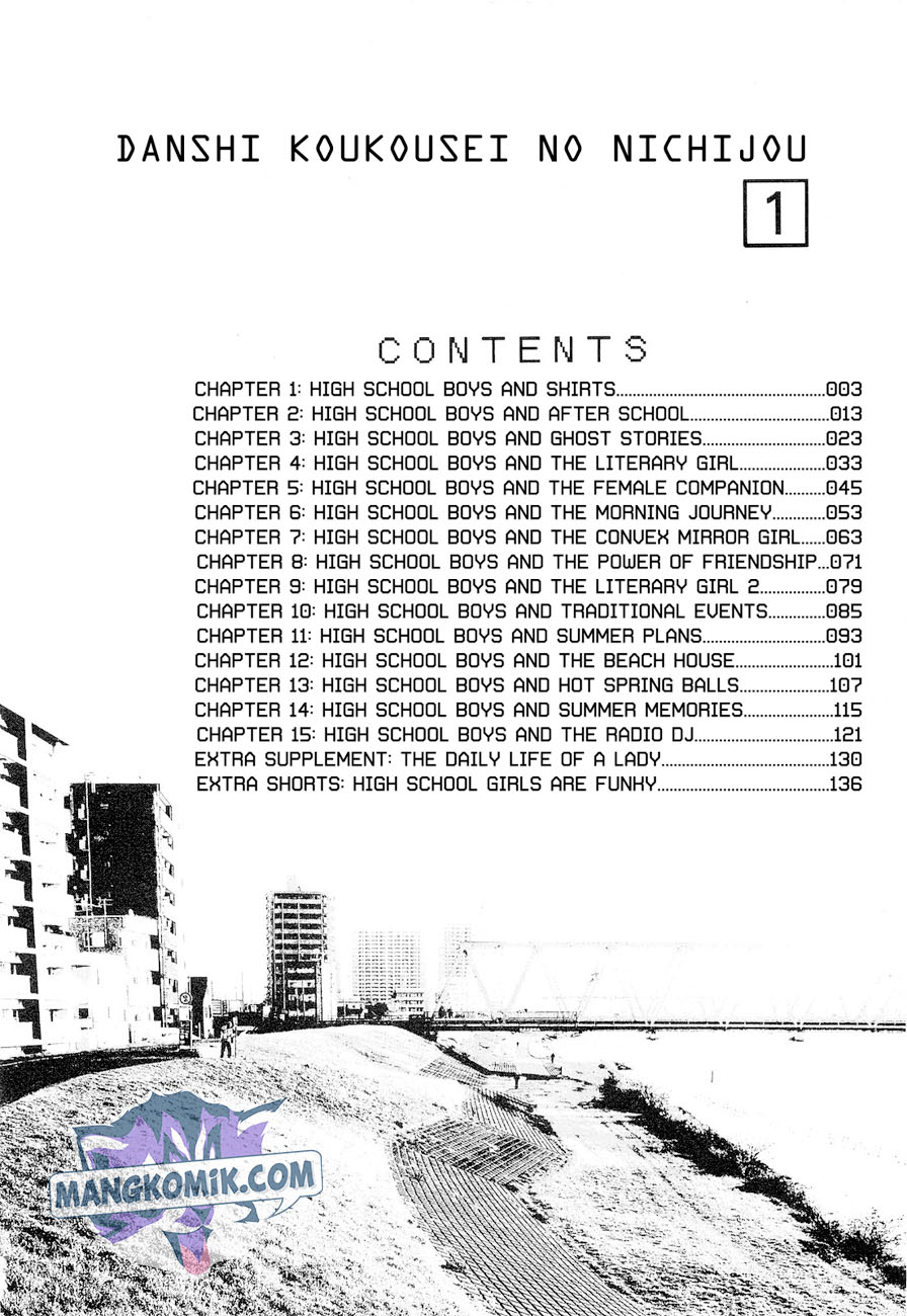 Danshi Koukousei no Nichijou Chapter 1 - halaman 7