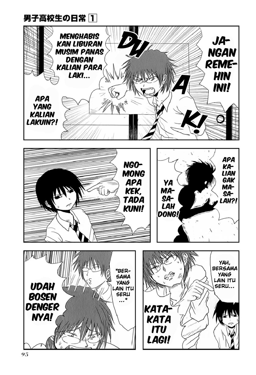 Danshi Koukousei no Nichijou Chapter 11 - halaman 4
