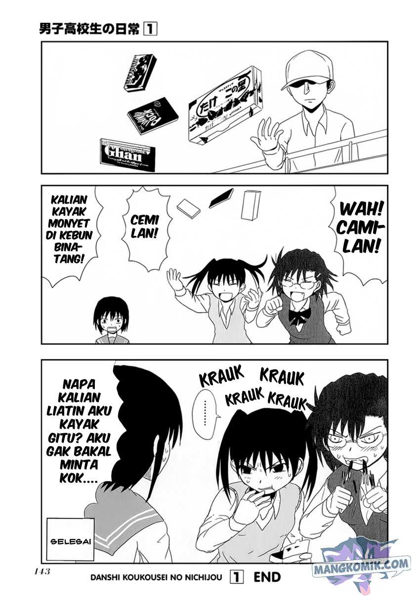 Danshi Koukousei no Nichijou Chapter 15.2 - halaman 9