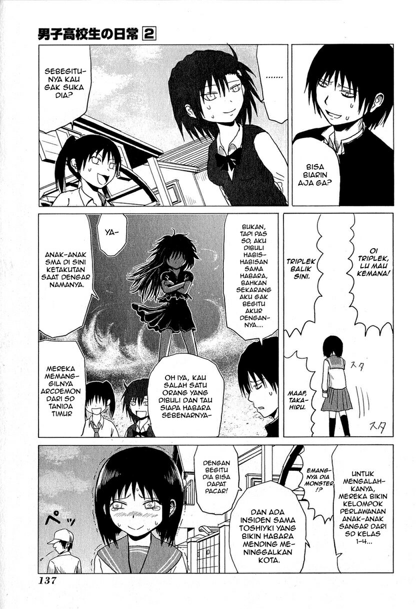 Danshi Koukousei no Nichijou Chapter 15.3 - halaman 8