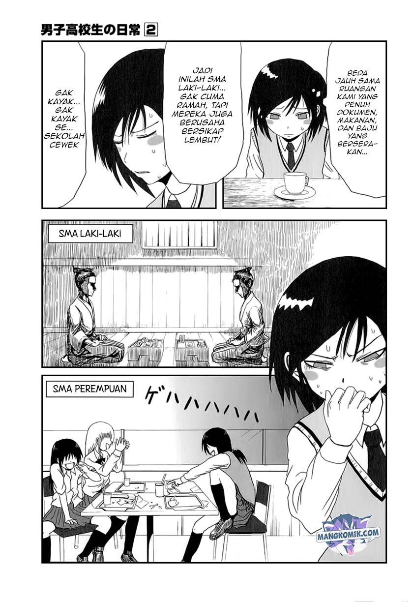 Danshi Koukousei no Nichijou Chapter 19 - halaman 9