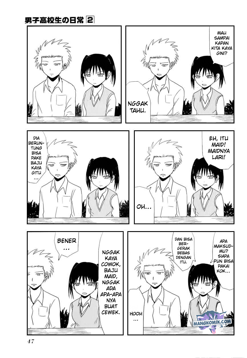 Danshi Koukousei no Nichijou Chapter 21 - halaman 4