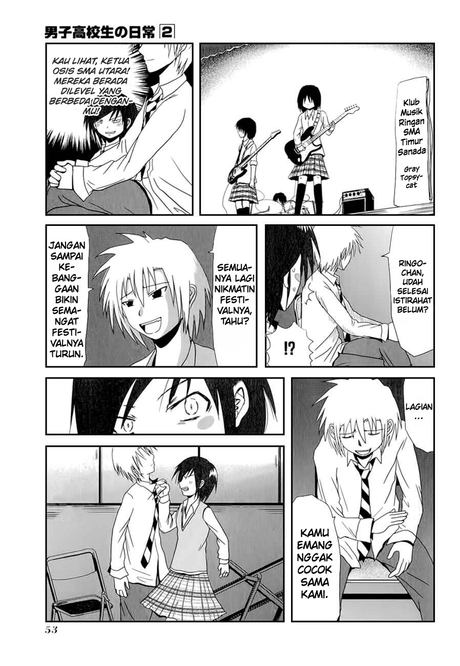 Danshi Koukousei no Nichijou Chapter 22 - halaman 4