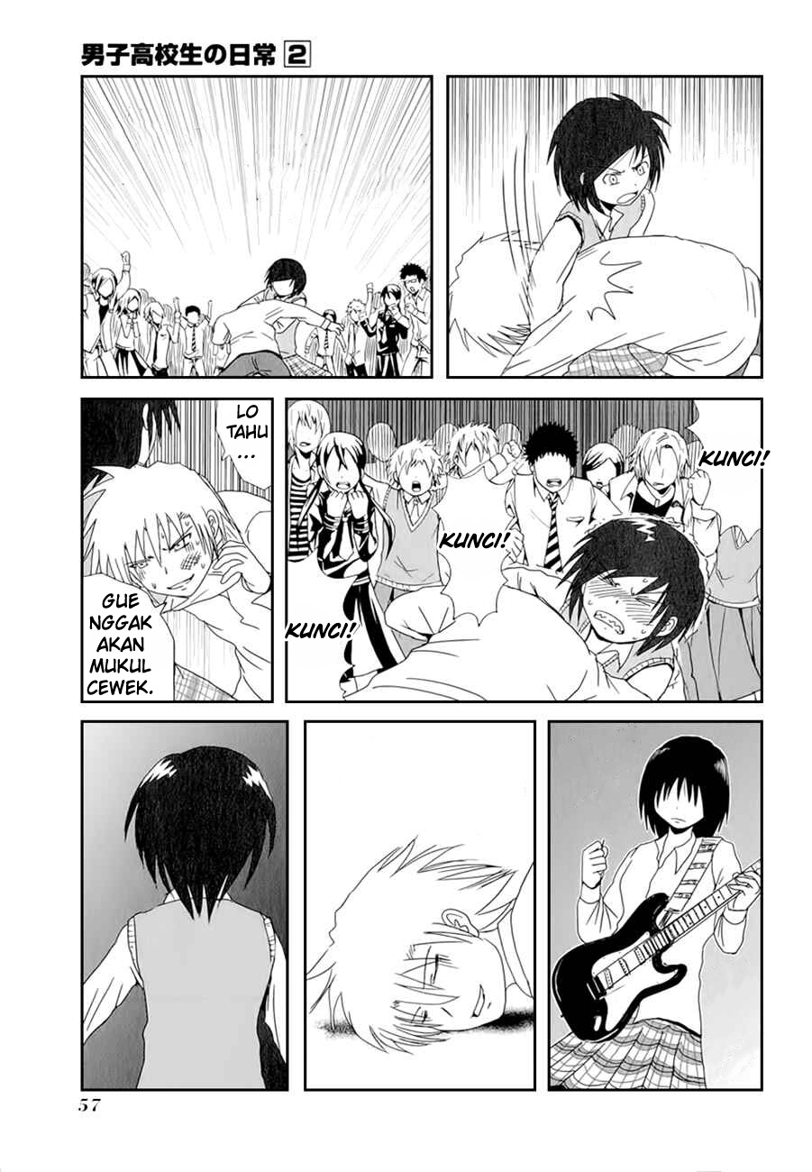 Danshi Koukousei no Nichijou Chapter 22 - halaman 8