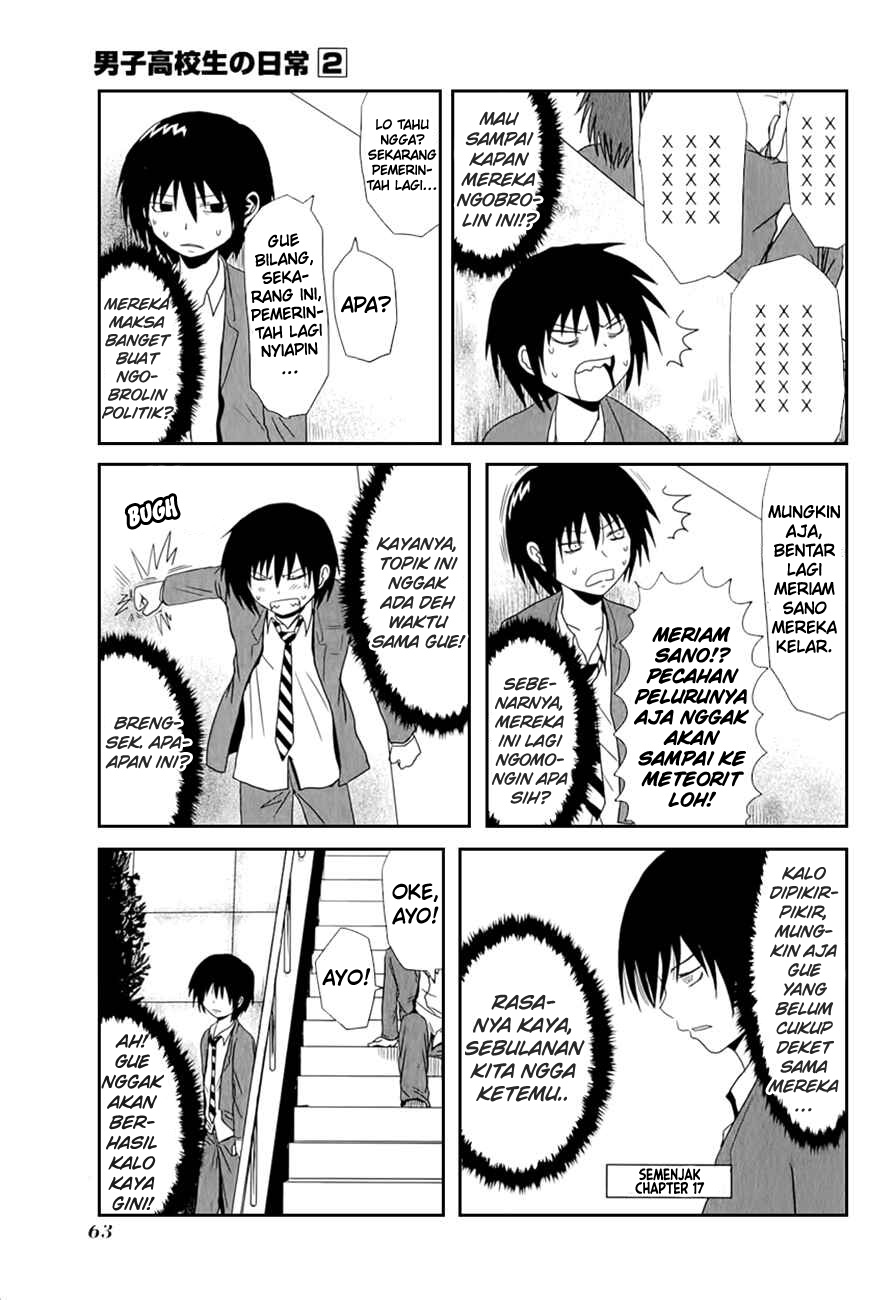 Danshi Koukousei no Nichijou Chapter 23 - halaman 6