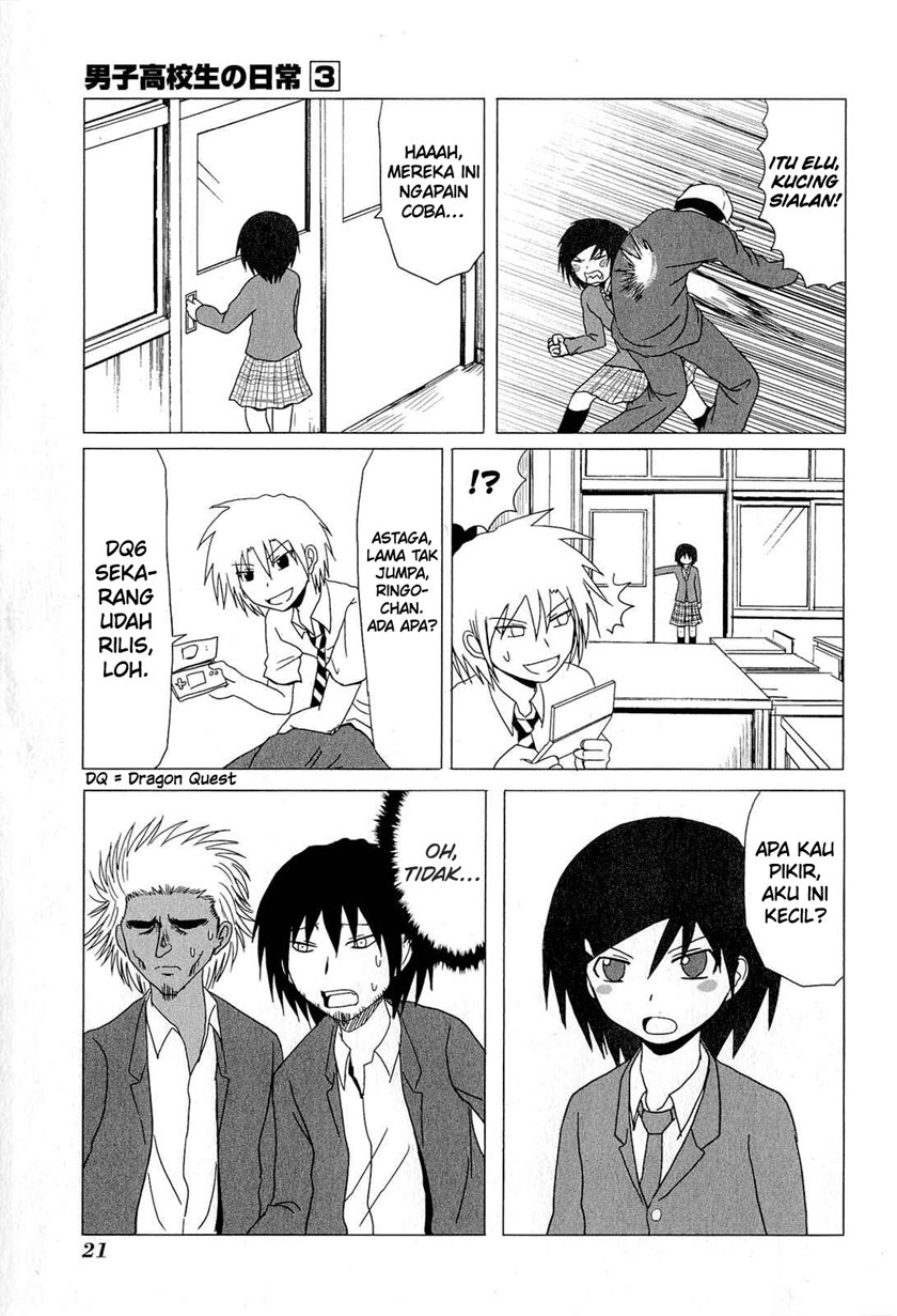 Danshi Koukousei no Nichijou Chapter 34 - halaman 8