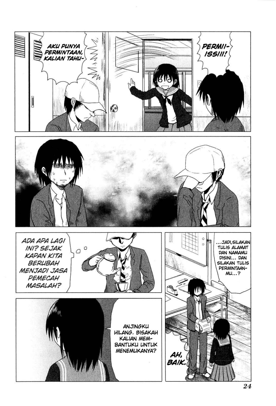 Danshi Koukousei no Nichijou Chapter 35 - halaman 3