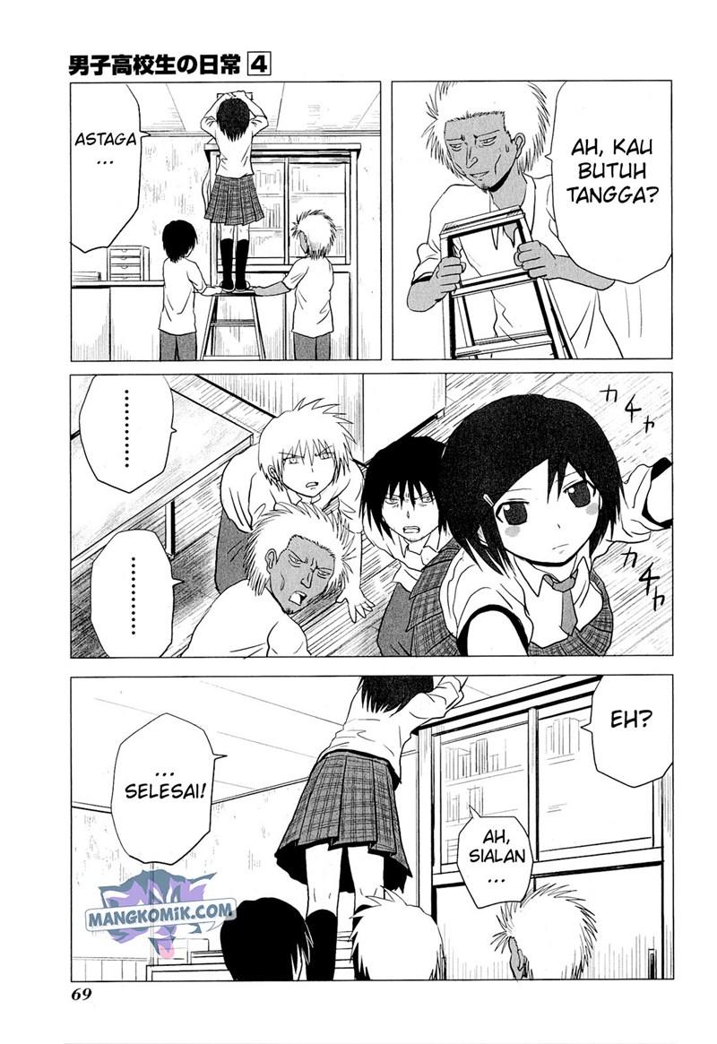 Danshi Koukousei no Nichijou Chapter 59 - halaman 8