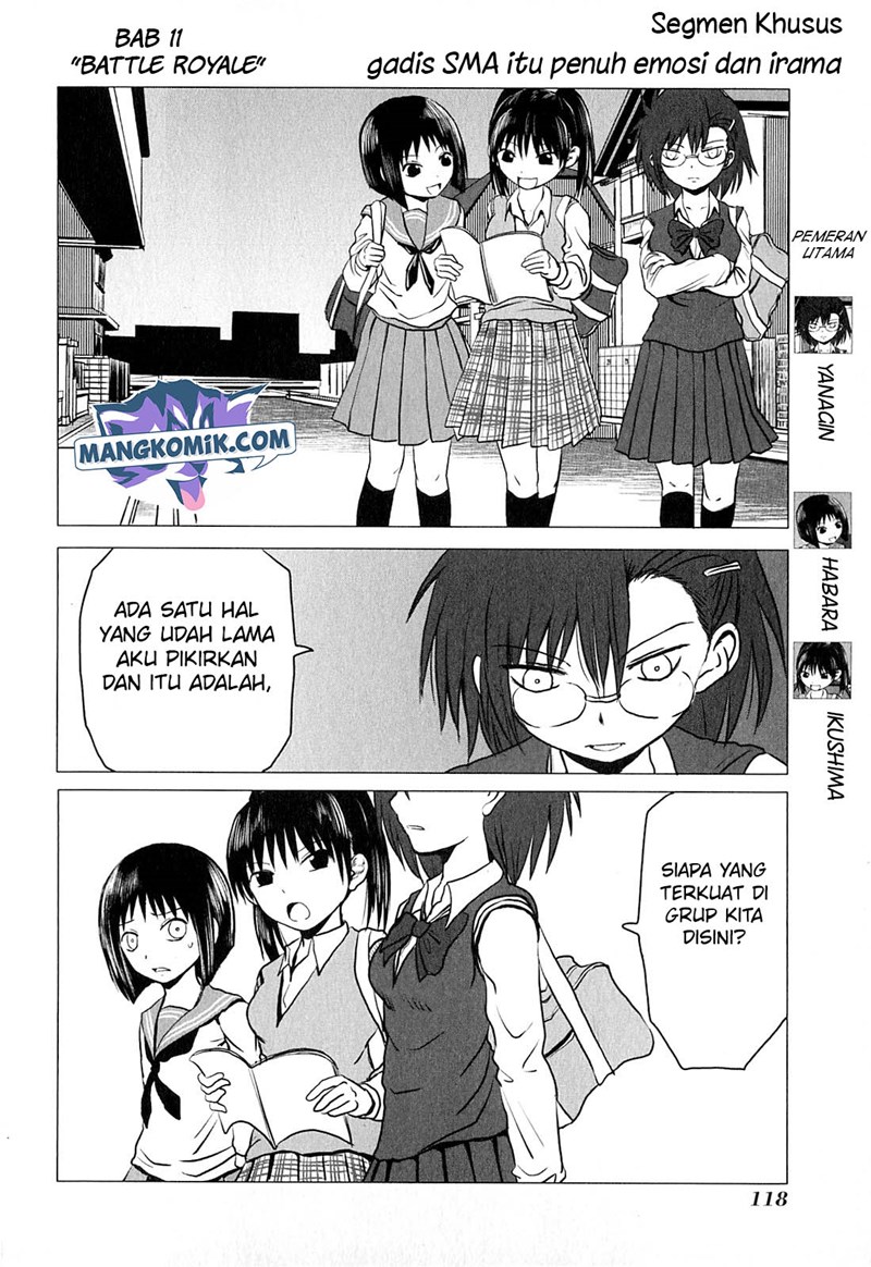 Danshi Koukousei no Nichijou Chapter 81.11 - halaman 2