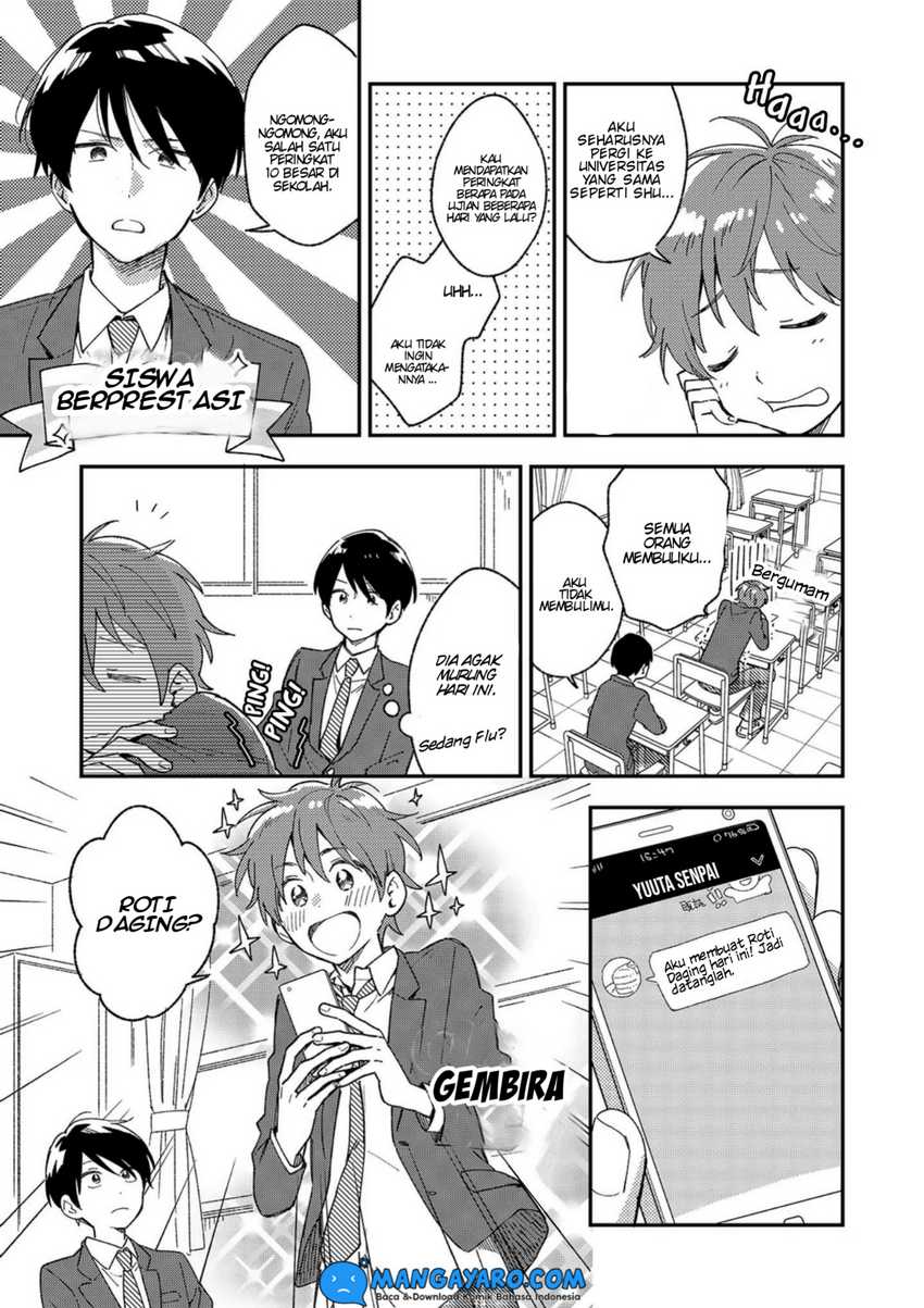 Danshi Koukousei wa Kyou mo Onaka ga Suiteiru Chapter 4 - halaman 4
