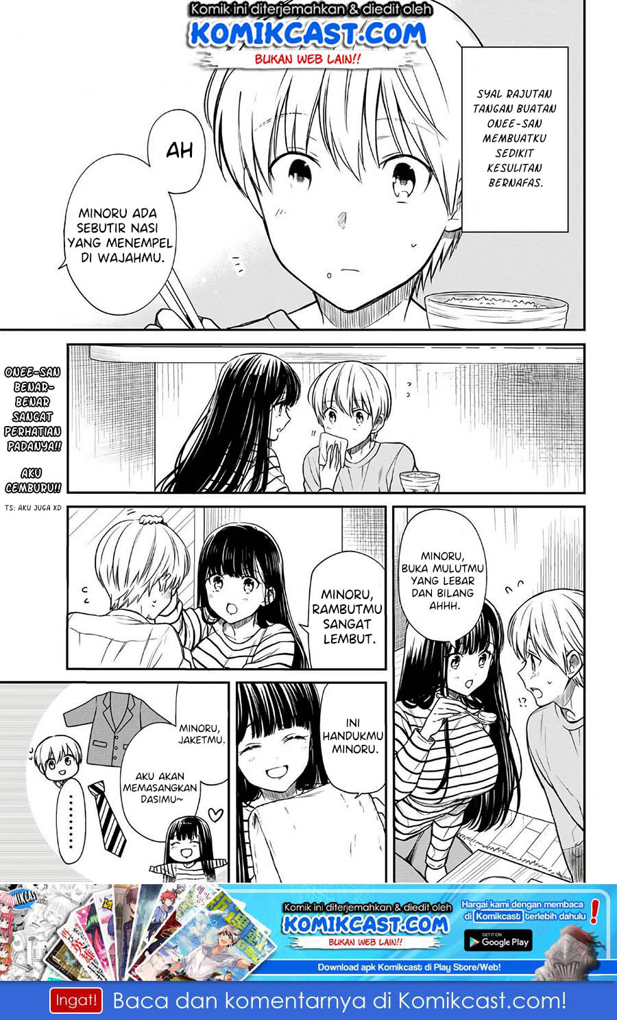 Danshi Koukousei wo Yashinaitai Oneesan no Hanashi Chapter 110 - halaman 2