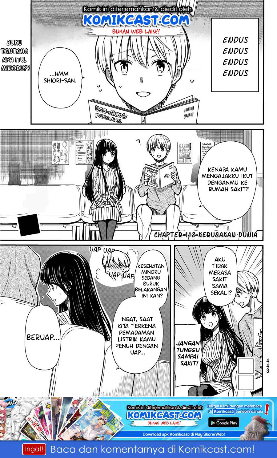 Danshi Koukousei wo Yashinaitai Oneesan no Hanashi Chapter 112 - halaman 2