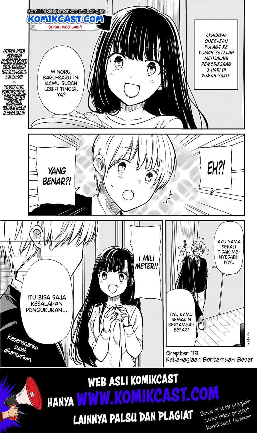Danshi Koukousei wo Yashinaitai Oneesan no Hanashi Chapter 113 - halaman 2