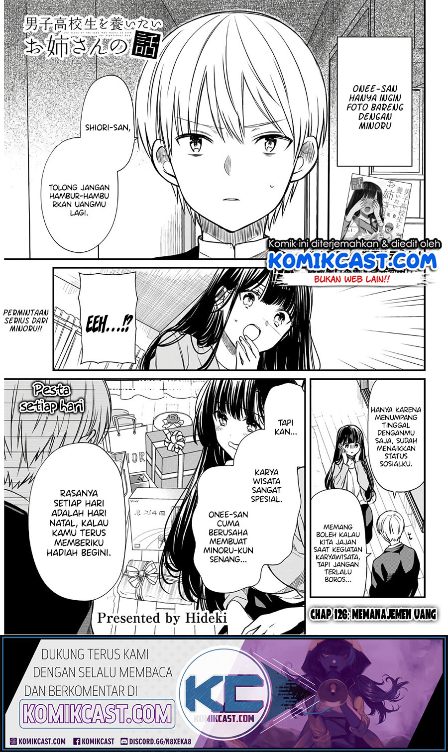 Danshi Koukousei wo Yashinaitai Oneesan no Hanashi Chapter 126 - halaman 2