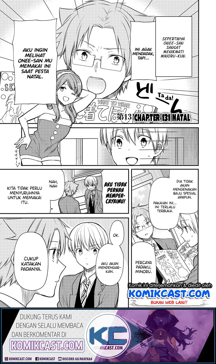 Danshi Koukousei wo Yashinaitai Oneesan no Hanashi Chapter 131 - halaman 2