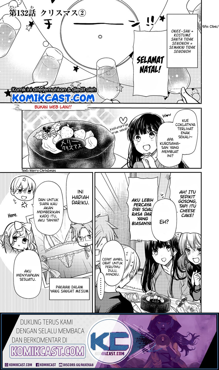 Danshi Koukousei wo Yashinaitai Oneesan no Hanashi Chapter 132 - halaman 2